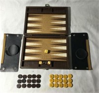 Vintage Butterscotch Backgammon Game Board