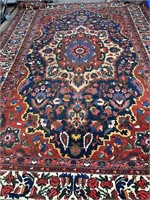 Hand Knotted Persian Bahkteri Rug 11x15.5 ft