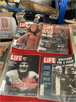 Four 1972 Life Magazines