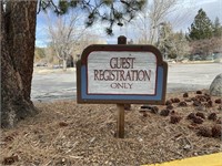 (2) "Guest Registration Only" Signs