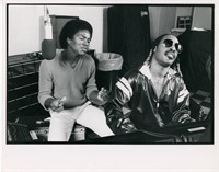 STEVIE WONDER & JERMAINE JACKSON Photo