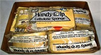 Lot of 9 O-Cell-O Handy Grip Cellulose Sponges