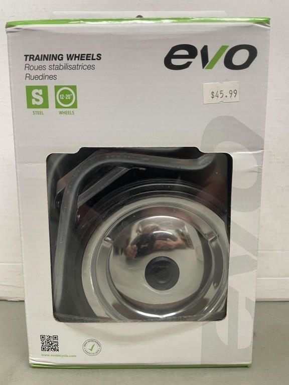 Pair of EVO Training Wheels. MSRP $46. Fits w