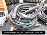 LOT, ASSORTED 2" & 3" PUMP HOSE ON THIS PALLET