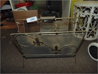 Vintage Metal Magazine Rack