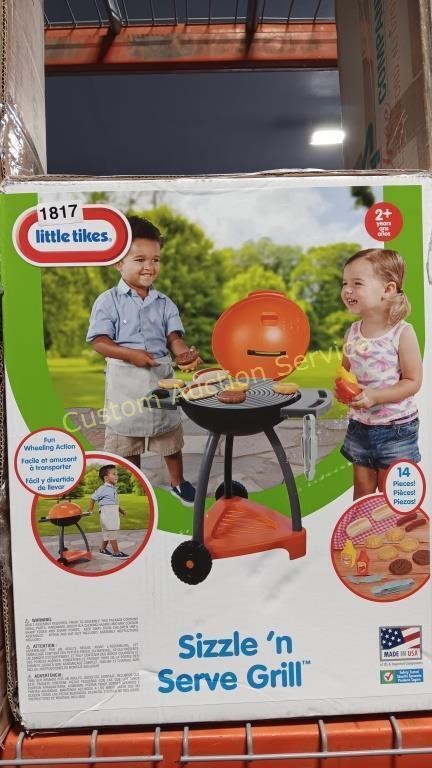 LITTLE TIKES SIZZLE N SERVE GRILL