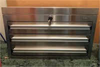 Steeltek toolbox w/keys 3 drawer (new) stainless