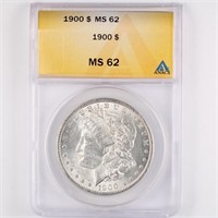1900 Morgan Dollar ANACS MS62