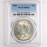 1926 Peace Dollar PCGS MS64