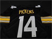 STEELERS GEORGE PICKENS SIGNED JERSEY COA