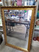 Mirror Large Gold Ornate Framed 4'4" x 3'
