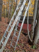 aluminum extension ladders