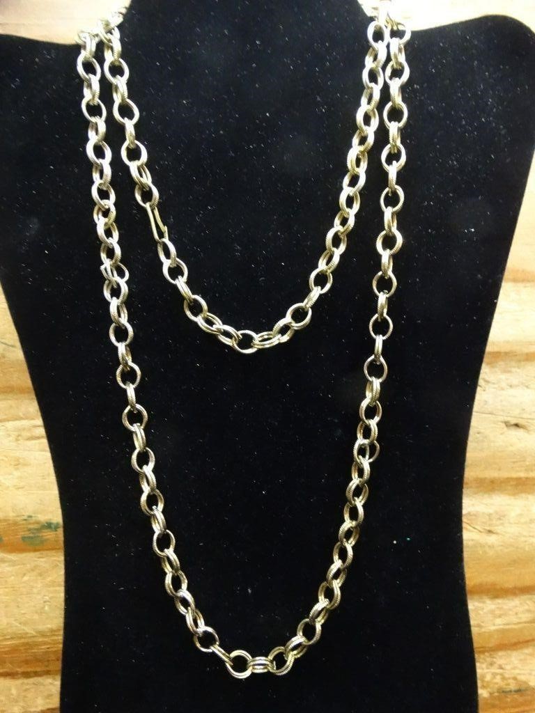 36" Double Link Chunky Chain Necklace