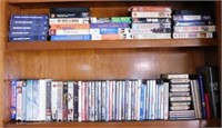 38 VHS movie tapes - 27 DVD movies - 8-track tapes