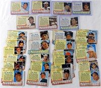 (50) 1962 POST BASEBALL CARDS w/STARS