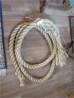 13' Vintage Anchor Hemp Rope