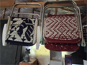 2 Woven Chairs
