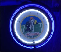 Hamm’s Lighted Clock 14 in