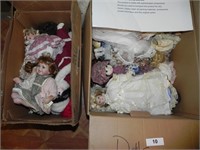 2 Box Lots of Dolls