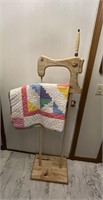 Wooden Quilt Rack Value $200