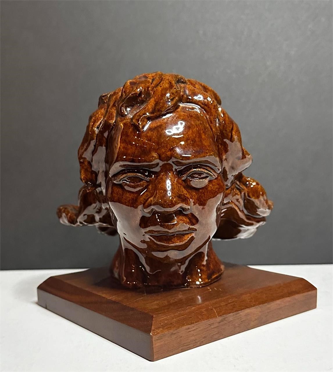 Rosamond Campbell -  Head of a Woman (Pottery)