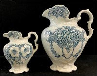 (2pc) Duchess & Athena Porcelain Pitchers