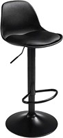 Bar Stools Set of 2, Adjustable Height and 360°