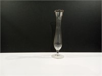 Beautiful Clear Glass Bud Vase