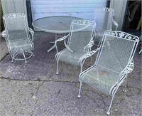 Outside Table and Four Chairs