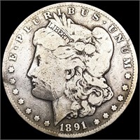 1891-CC Morgan Silver Dollar NICELY CIRCULATED