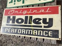 D1. Holley performance metal sign