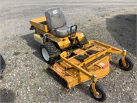 e1 walker mower with dump bed 52 inch mowing deck