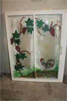 Grapevine with Rooster WIndow