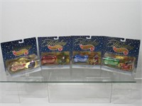 4 HOT WHEELS 1997 HOLIDAY CARS: