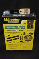 Wheeler Scope Mounting Kit- 1 Inch- New