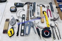 Lot of Misc Tools (Hammers, Pliers, Tape
