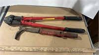Nail Puller and a 24" Bolt Cutter