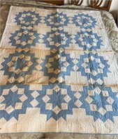 Antique Hand Stitched Quilt, 71” x 51”