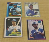 SELECTION OF KEN GRIFFEY JR ROOKIE TRADING CARDS