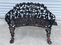 Iron Garden Bench Some Rust Length 38 Seat Height