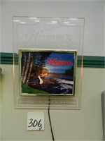 Hamm's Toe in the Water Lighted Sign