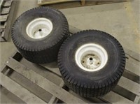 (2) 20x10-8 Sears Turf Saver Tires on Rims
