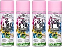 NEW Rust-Oleum 4 Mega Size Chalk Spray PINK