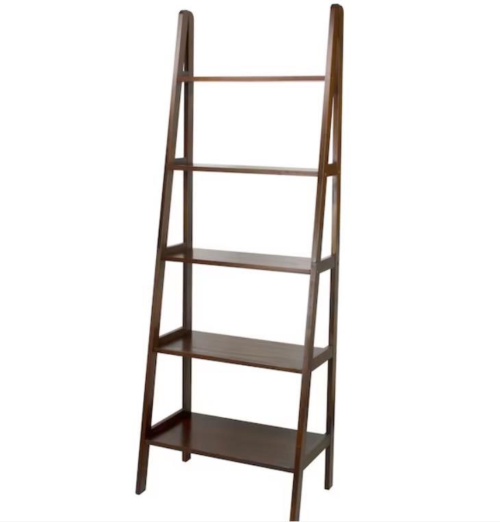 5-Shelf Ladder Bookcase