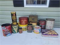 Advertising Tins Lot