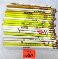 20 Seed Company Advertising Pencils