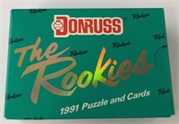 1991 DonRuss MLB The Rookies Puzzle & Cards