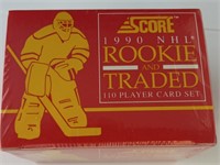 1990 Score NHL Rookie & Traded Card Set Box