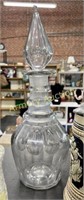 EARLY VICTORIAN DECANTER WITH STOPPER