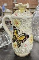 CERAMIC BUTTERFLY DECORATED SHAKER